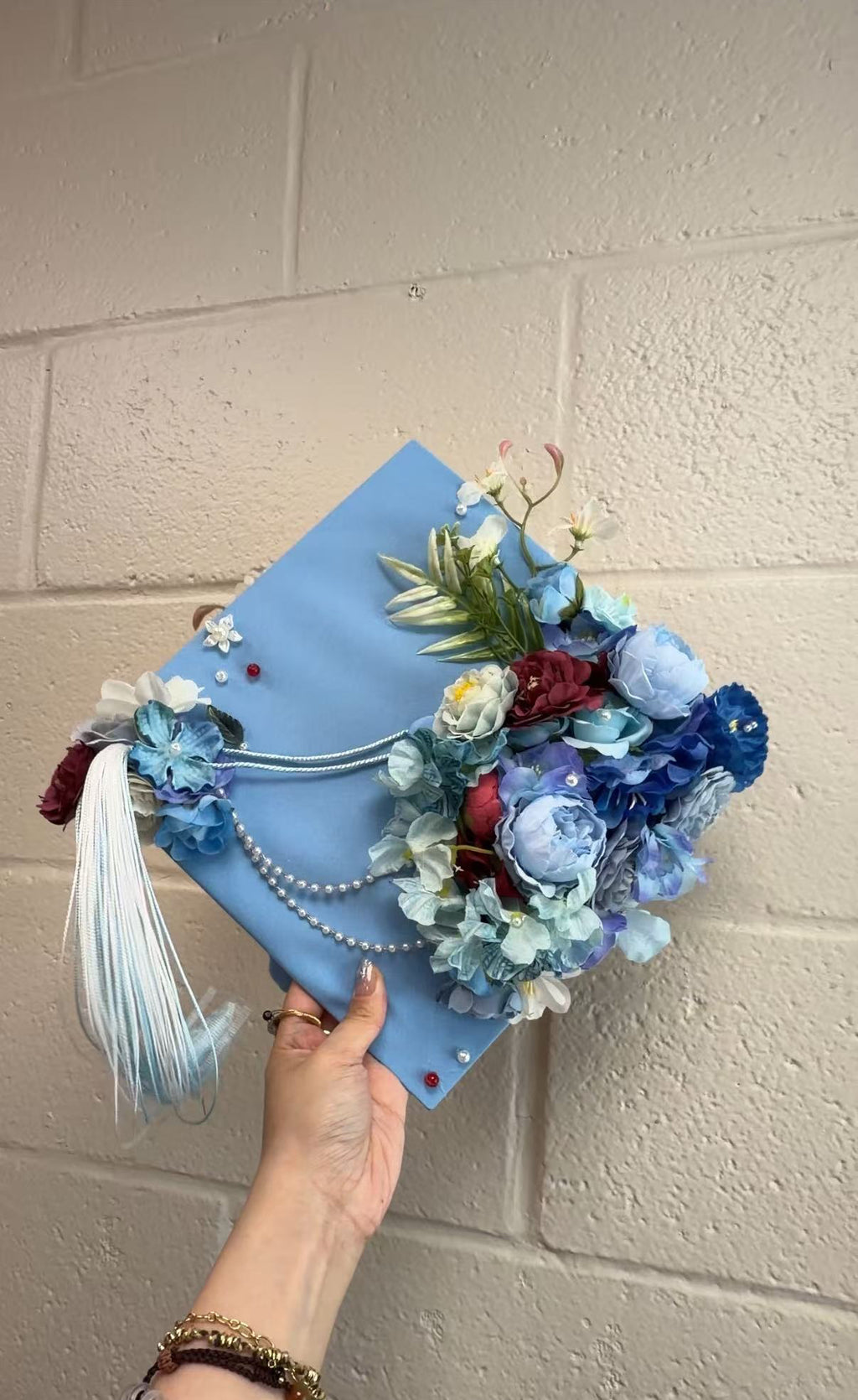 Floral Graduation Cap DIY Kit — Chinese Aesthetic