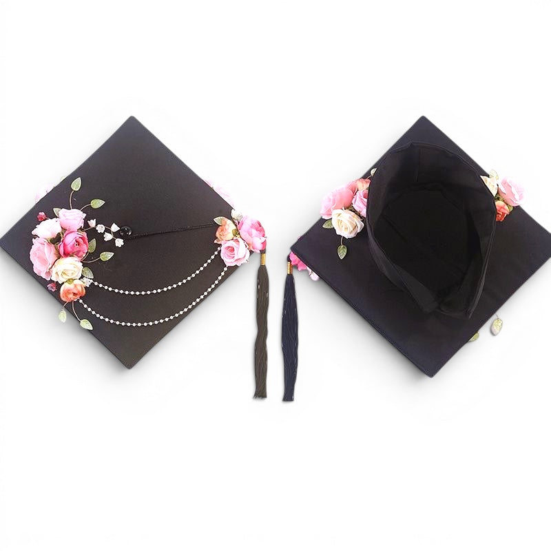 Floral Graduation Cap DIY Kit — Chinese Aesthetic